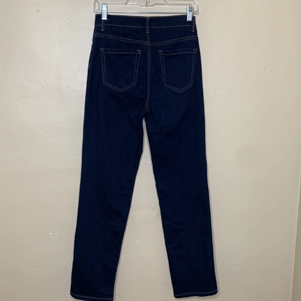 STYLE & Co Jeans CORE Straight Leg Dark Wash 5 Pocket Denim 4P